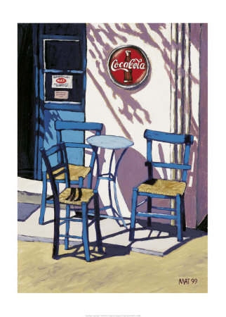 Greek Chairs Ii by Klaus Matern Pricing Limited Edition Print image