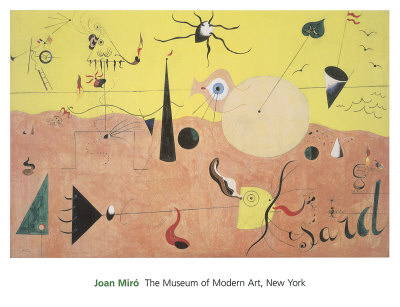 The Hunter by Joan Miro Pricing Limited Edition Print image