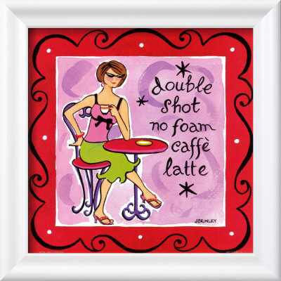 Girl Talk, Latte by Jennifer Brinley Pricing Limited Edition Print image