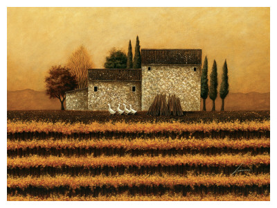 Fall Vineyard by Lowell Herrero Pricing Limited Edition Print image
