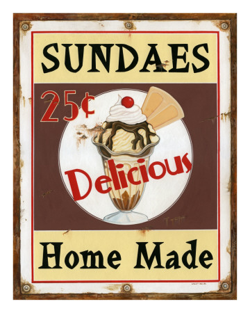 Sundaes by Lesley Hallas Pricing Limited Edition Print image
