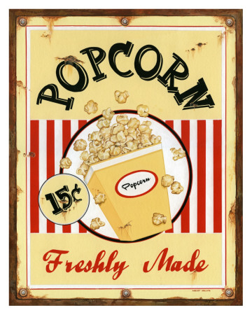 Popcorn Freshly Made by Lesley Hallas Pricing Limited Edition Print image
