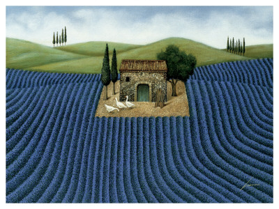 Lavender Field by Lowell Herrero Pricing Limited Edition Print image