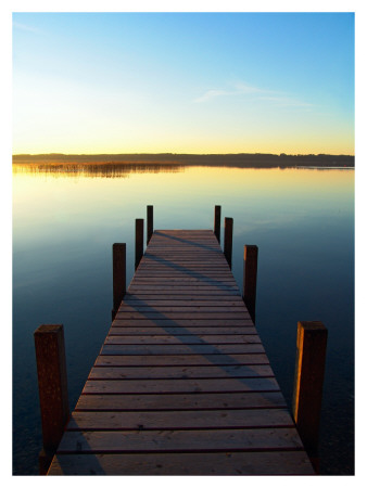 Sunrise Dock by Ilona Wellmann Pricing Limited Edition Print image