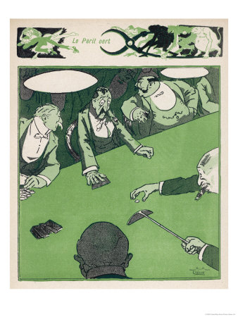 My Last Louis! Losing On The Green Table by Cresus Pricing Limited Edition Print image