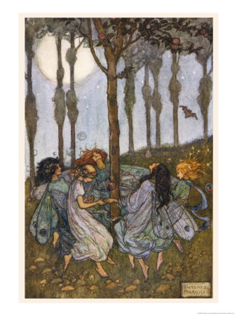 Fairies Amoungst The Trees by Florence Harrison Pricing Limited Edition Print image