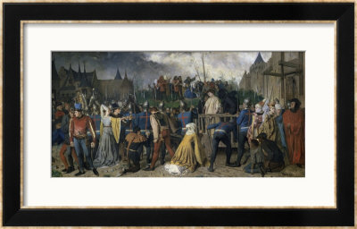 Jeanne D'arc Conduite Au Supplice by Isidore Patrois Pricing Limited Edition Print image