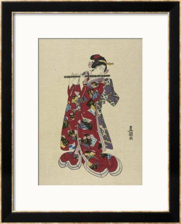Yokobue, Seven Hole Chinese Flute by Toyokuni Pricing Limited Edition Print image