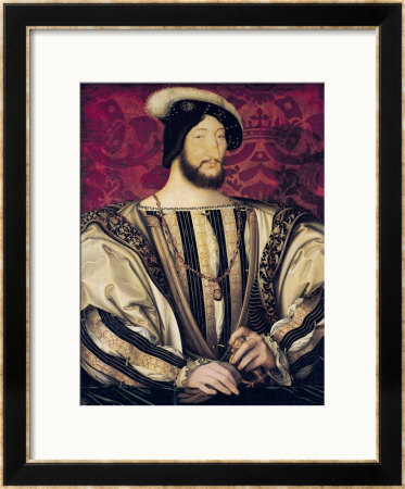 Portrait Of Francois I, King Of France, Ca.1530 by Jean Clouet The Younger Pricing Limited Edition Print image
