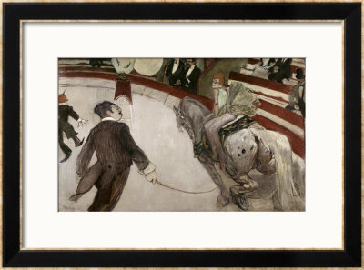 At The Cirque Fernando: Equestrienne by Henri De Toulouse-Lautrec Pricing Limited Edition Print image