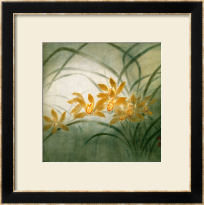 Flower Series Iii - Cymbidium Orchids by Minrong Wu Pricing Limited Edition Print image