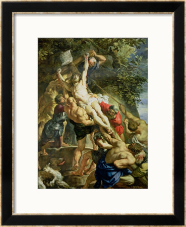 The Raising Of The Cross, 1610-11 by Peter Paul Rubens Pricing Limited Edition Print image