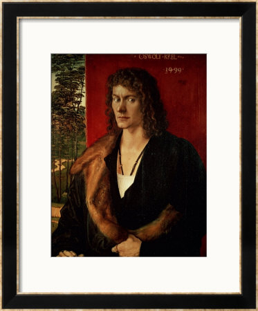 Portrait Of Oswolt Krel, 1499 by Albrecht Durer Pricing Limited Edition Print image