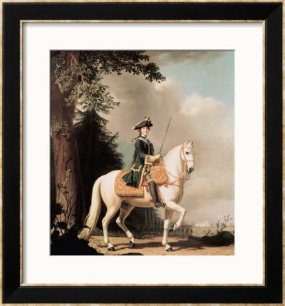 Equestrian Portrait Of Catherine Ii (1729-96) The Great Of Russia by Vigilius Erichsen Pricing Limited Edition Print image