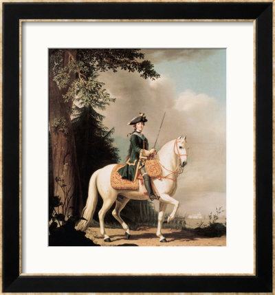 Equestrian Portrait Of Catherine Ii (1729-96) The Great Of Russia by Vigilius Erichsen Pricing Limited Edition Print image