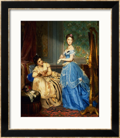 Getting Dressed, 1869 by Charles Edouard Boutibonne Pricing Limited Edition Print image