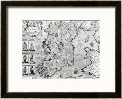 The Kingdom Of Ireland, Theatre Of The Empire Of Great Britain, 1610 by John Speed Pricing Limited Edition Print image