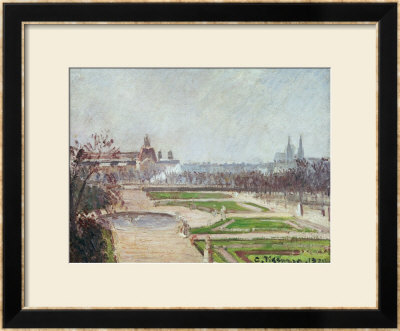 The Tuileries Gardens And The Louvre by Camille Pissarro Pricing Limited Edition Print image