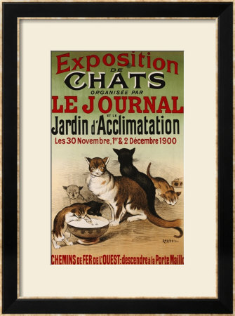 Exposition De Chats, 1900 by Roedel Pricing Limited Edition Print image