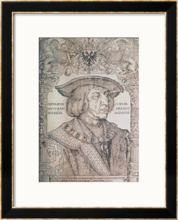 Maximilian I, Emperor Of Germany (1459-1519), 1518 by Albrecht Dürer Pricing Limited Edition Print image