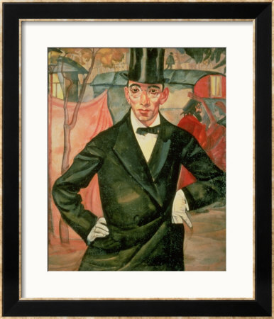 Portrait Of Sherling, From The Cycle Of Portraits Called The Face Of Russia, 1900 by Boris Dmitrievich Grigoriev Pricing Limited Edition Print image