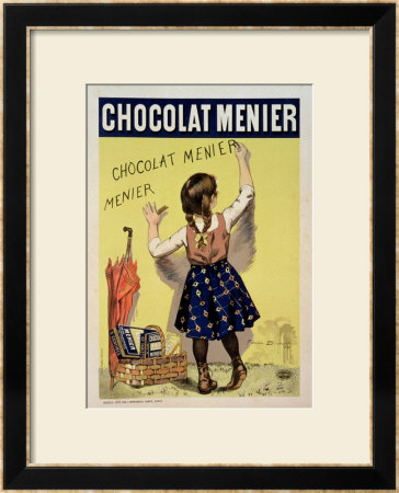 Reproduction Of A Poster Advertising Menier Chocolate, 1893 by Firmin Etienne Bouisset Pricing Limited Edition Print image