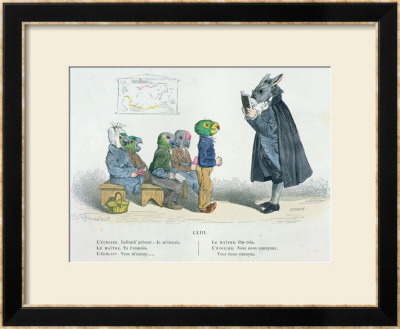 Conjugate The Present Indicative, I Am Bored… by Grandville Pricing Limited Edition Print image