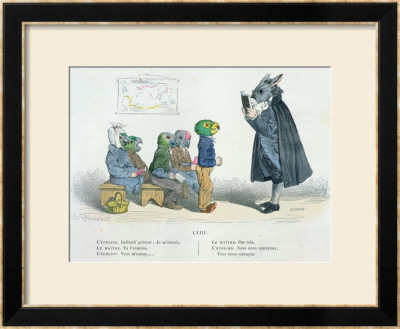 Conjugate The Present Indicative, I Am Bored. by Grandville Pricing Limited Edition Print image