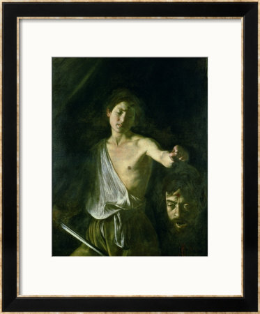 David With The Head Of Goliath, 1606 by Caravaggio Pricing Limited Edition Print image