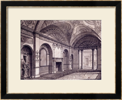 The Third Drawing Room At The Earl Of Derby's House In Grosvenor Square by Robert Adam Pricing Limited Edition Print image