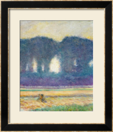 Fir Trees And A Corn Field, 1908 by Auguste Macke Pricing Limited Edition Print image