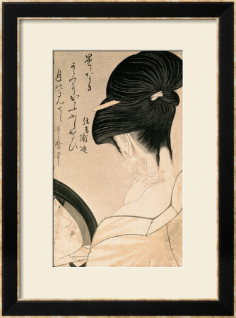 Woman Putting On Make-Up by Utamaro Kitagawa Pricing Limited Edition Print image
