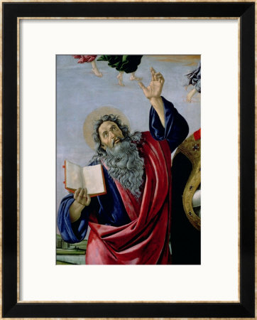 St. John The Evangelist, From The Altarpiece Of St. Mark, Circa 1488-90 (Detail) by Sandro Botticelli Pricing Limited Edition Print image