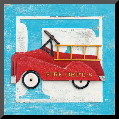 F Is For Fire Truck by Arnie Fisk Pricing Limited Edition Print image