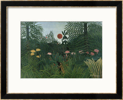 Foret Vierge Au Soleil Couchant by Henri Rousseau Pricing Limited Edition Print image