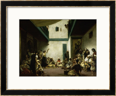 Jewish Wedding In Morocco by Eugene Delacroix Pricing Limited Edition Print image