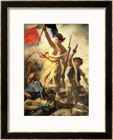 Liberty Leading The People, 28 July 1830 (Detail) by Eugene Delacroix Pricing Limited Edition Print image