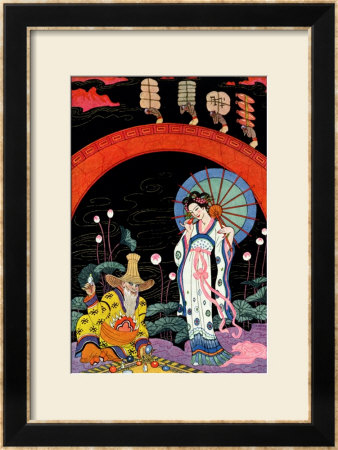 China, From The Art Of Perfume, Published 1912 by Georges Barbier Pricing Limited Edition Print image