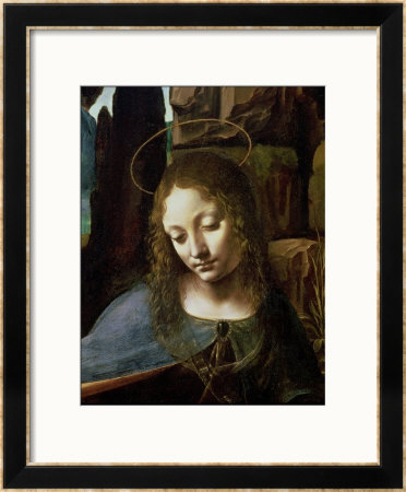 The Virgin Of The Rocks (The Virgin With The Infant Saint John Adoring The Infant Christ ) by Leonardo Da Vinci Pricing Limited Edition Print image