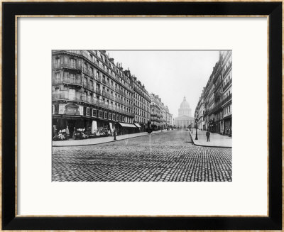 Paris, Rue Soufflot, The Pantheon, 1858-78 by Charles Marville Pricing Limited Edition Print image