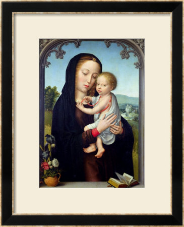 Virgin And Child by Gerard David Pricing Limited Edition Print image