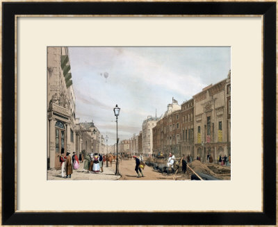 Piccadilly From The Corner Of Old Bond Street, From London As It Is by Thomas Shotter Boys Pricing Limited Edition Print image
