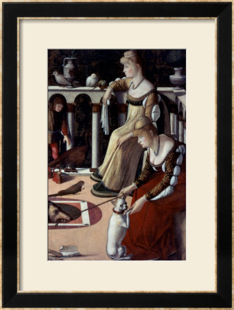 Two Venetian Ladies by Vittore Carpaccio Pricing Limited Edition Print image