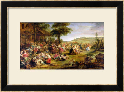 The Kermesse, Circa 1635-38 by Peter Paul Rubens Pricing Limited Edition Print image