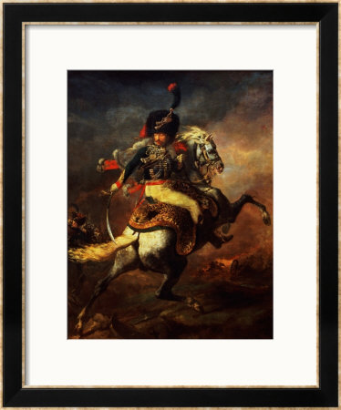 Officer Of The Hussars, 1814 by Theodore Gericault Pricing Limited Edition Print image