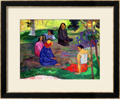 Les Parau Parau (The Gossipers), Or Conversation, 1891 by Paul Gauguin Pricing Limited Edition Print image