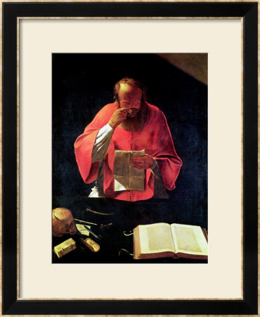 St.Jerome Reading by Georges De La Tour Pricing Limited Edition Print image