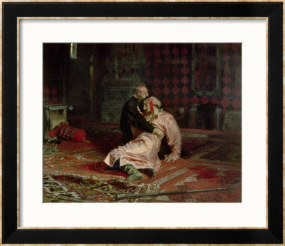 Ivan The Terrible And His Son On The 16Th November, 1581, 1885 by Ilya Efimovich Repin Pricing Limited Edition Print image