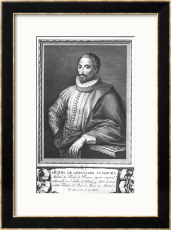 Portrait Of Miguel De Cervantes Saavedra by Gregorio Ferro Pricing Limited Edition Print image