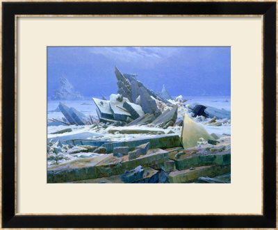 The Polar Sea, 1824 by Caspar David Friedrich Pricing Limited Edition Print image